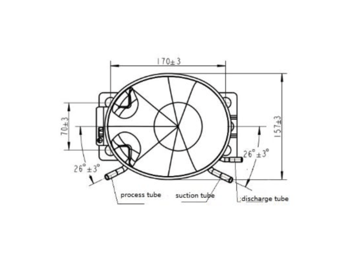 Sprężarka Wanbao 4,5 cm³, R290