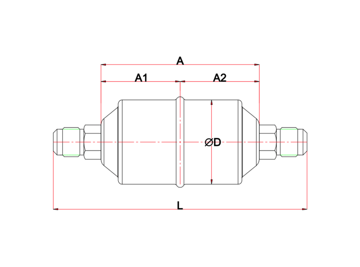 Filtr odwadniacz BR_DML-033 (3/8” SAE)