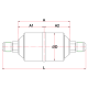 Filtr odwadniacz BR_DML-033 (3/8” SAE)